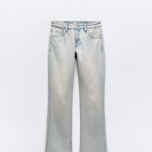 Zara Light Blue Flare Jeans